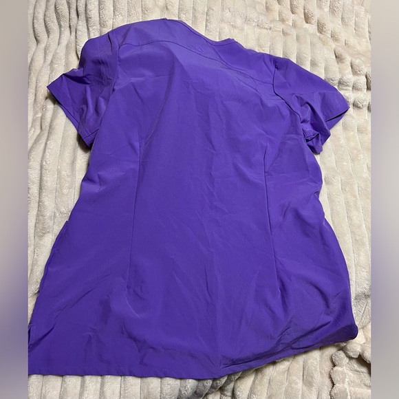 NWOT Bright Lavender Purple ADAR Scrub Set - Picture 10 of 12